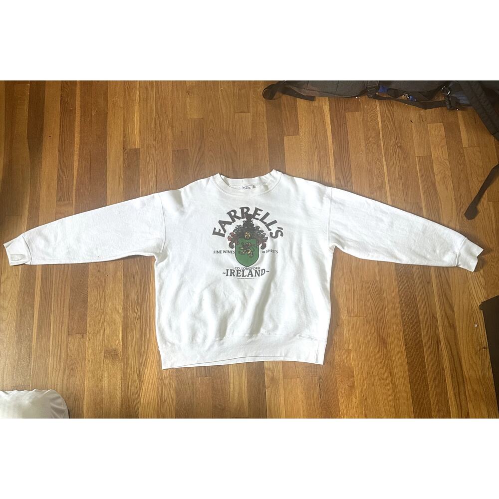 XL Vintage Heavy Weight 90s Farrells Ireland Delta Crewneck